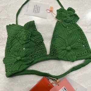 Cult Gaia Crochet Top XS